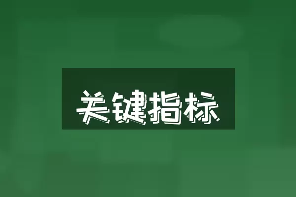 关键指标