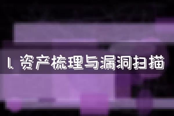 1. 资产梳理与漏洞扫描