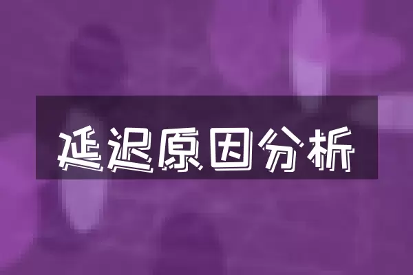 延迟原因分析