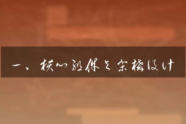 一、核心组件与架构设计