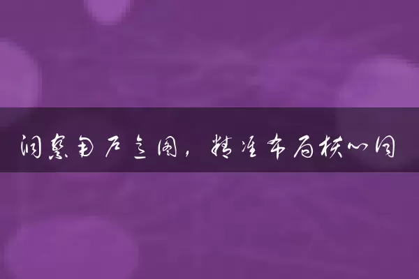 洞察用户意图，精准布局核心词